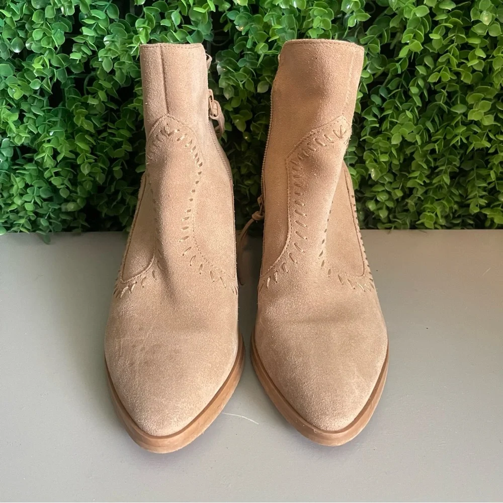 REBECCA MINKOFF Women's 6.5 Lulu Suede Ankle Boots